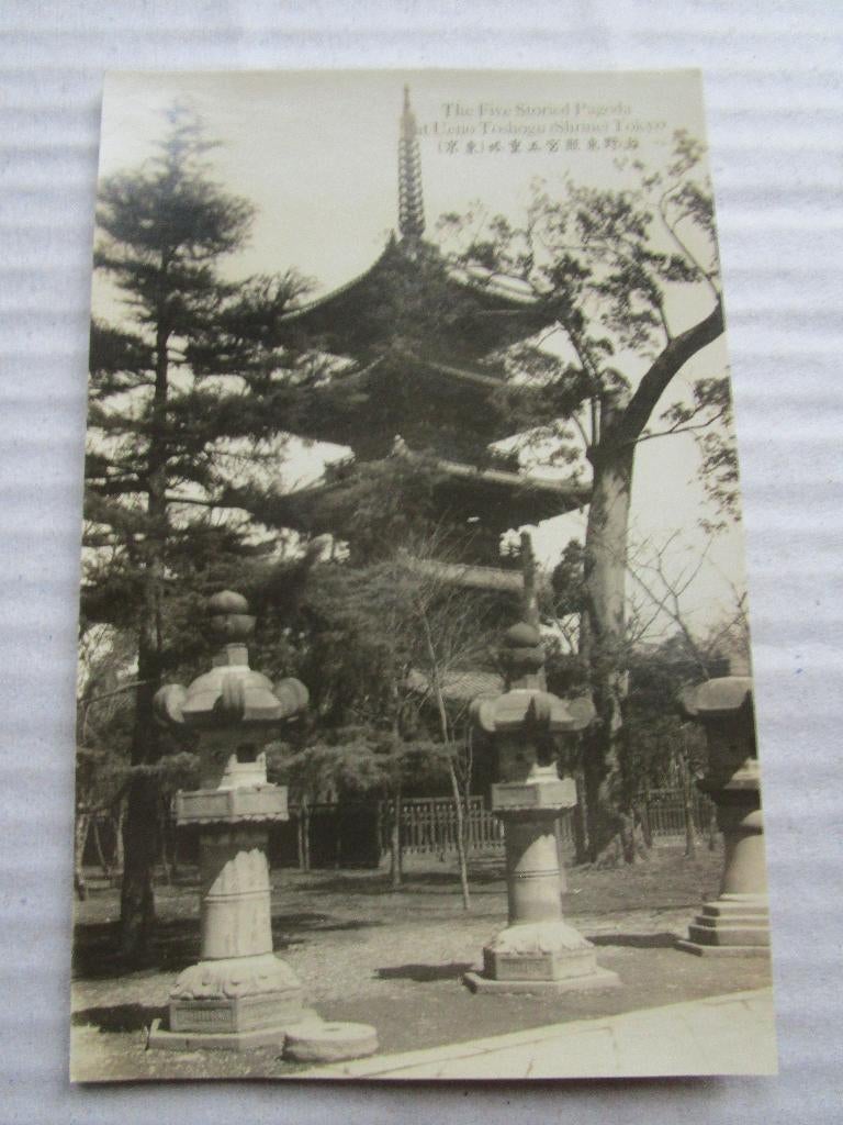 Ansichtkaart Japan - The five storied Pagoda Tokyo, Verzenden, Voor 1920, Ongelopen, Buiten Europa