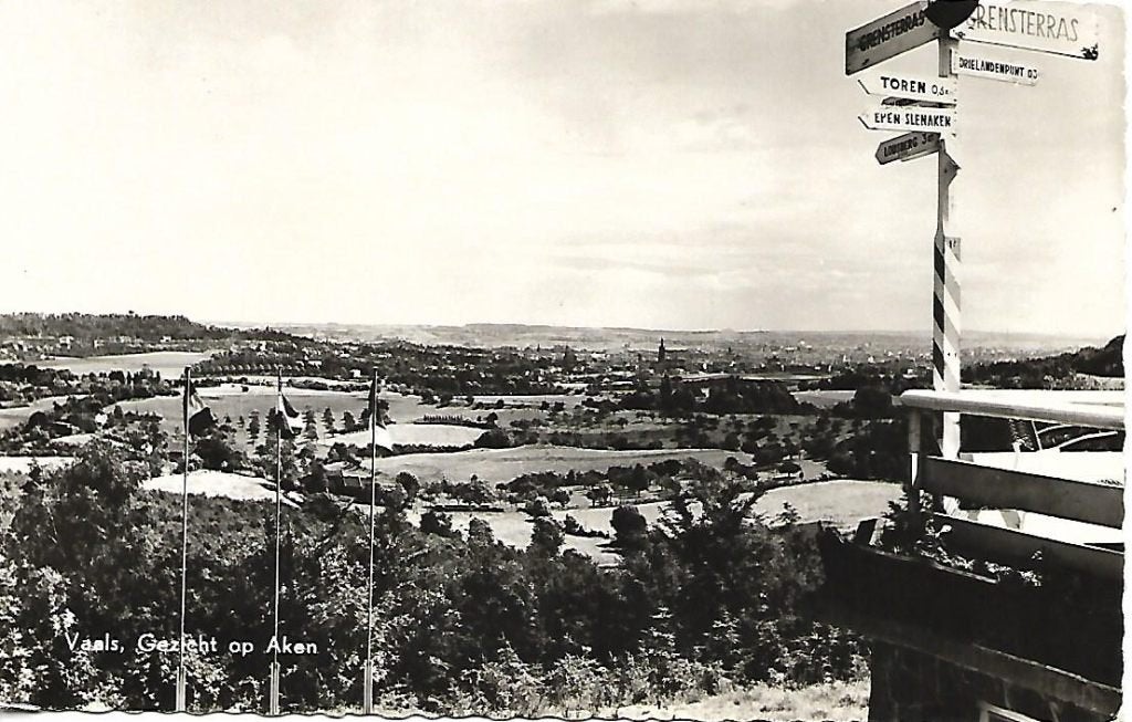 Vaals- -Gezicht op Aken., Verzenden, 1960 tot 1980, Ongelopen, Limburg
