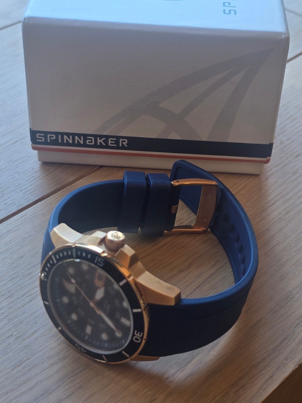 Spinnaker SP-5005 blauw,  gebruikt, Ophalen of Verzenden, Gebruikt, Staal, Overige merken