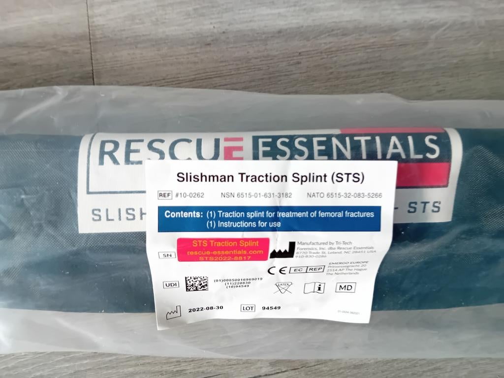 Slishman traction splint, Ophalen of Verzenden