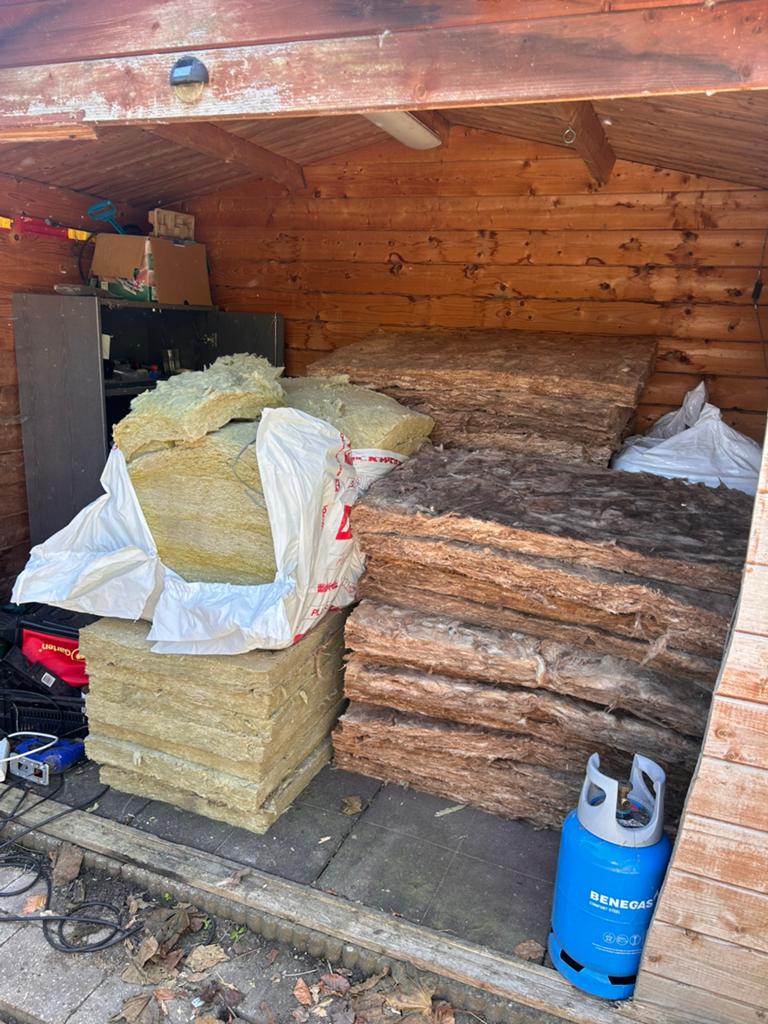 Isolatie materiaal, Ophalen, Zo goed als nieuw, Steenwol, 4 tot 8 cm