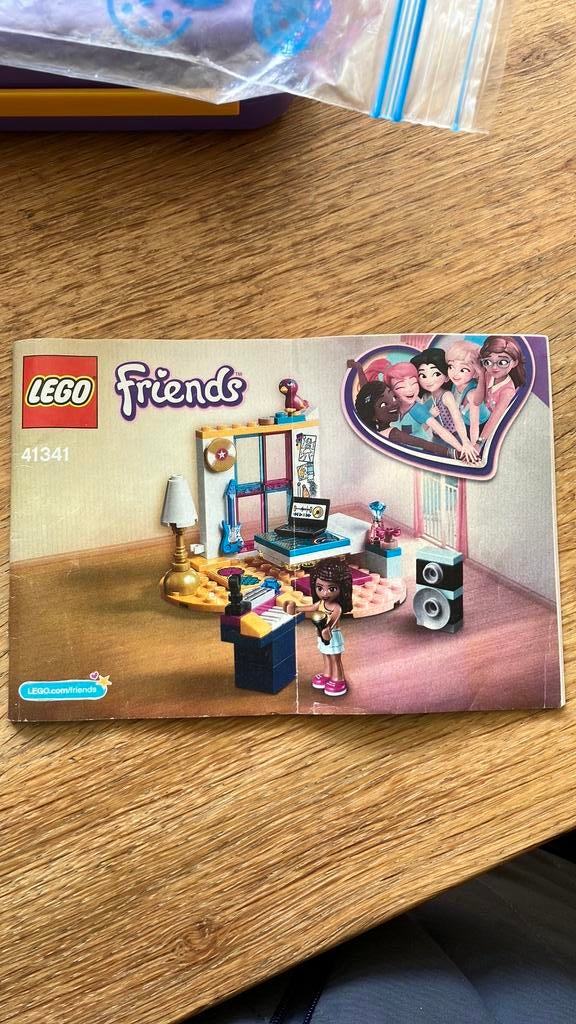 Lego friends 41341 Andrea’s slaapkamer, Ophalen of Verzenden, Gebruikt