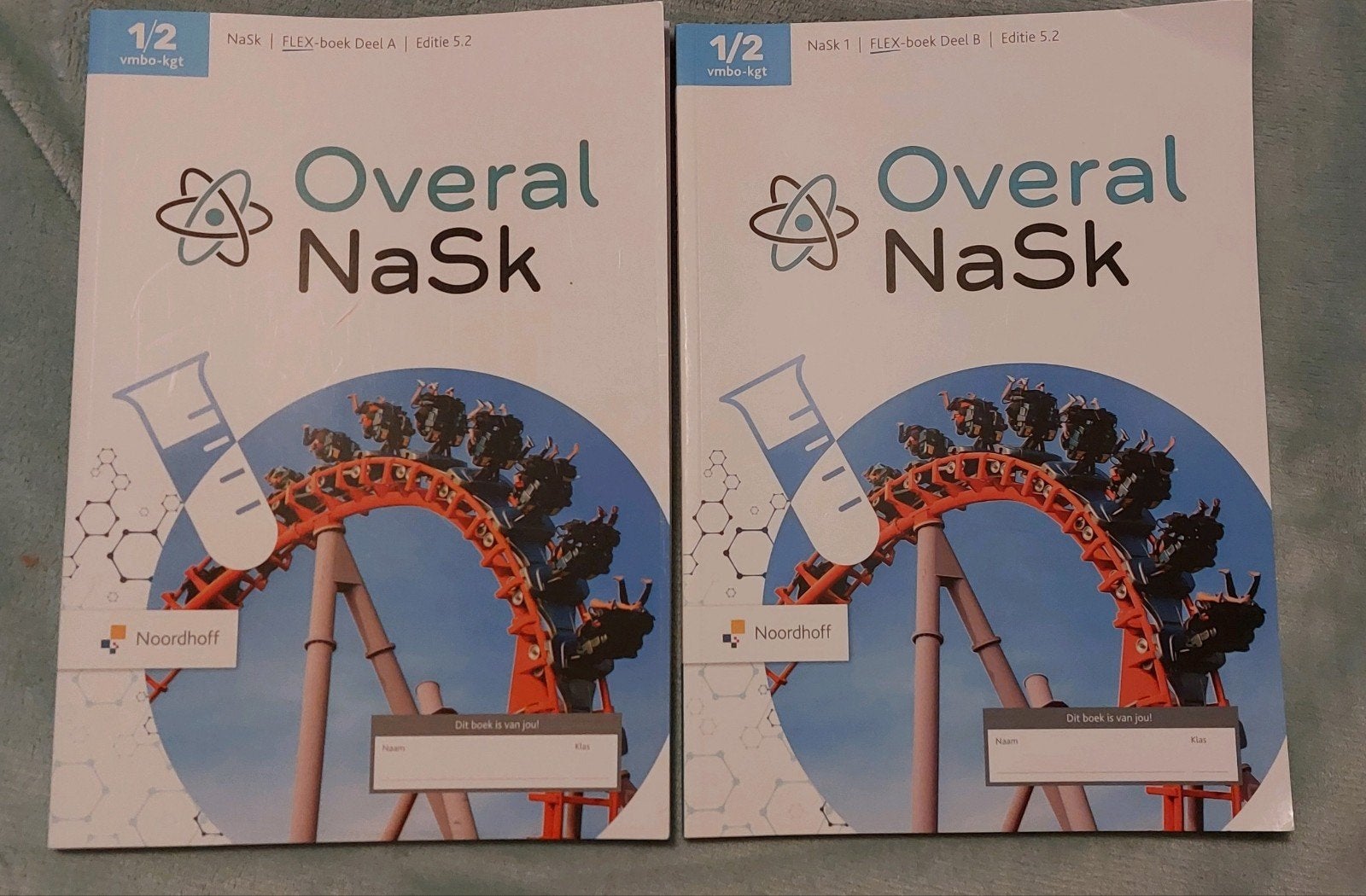 Overal NaSk 1/2 vmbo-kgt FLEX-boek Deel A en B, Boeken, Ophalen of Verzenden, Nieuw, VMBO, Natuurkunde