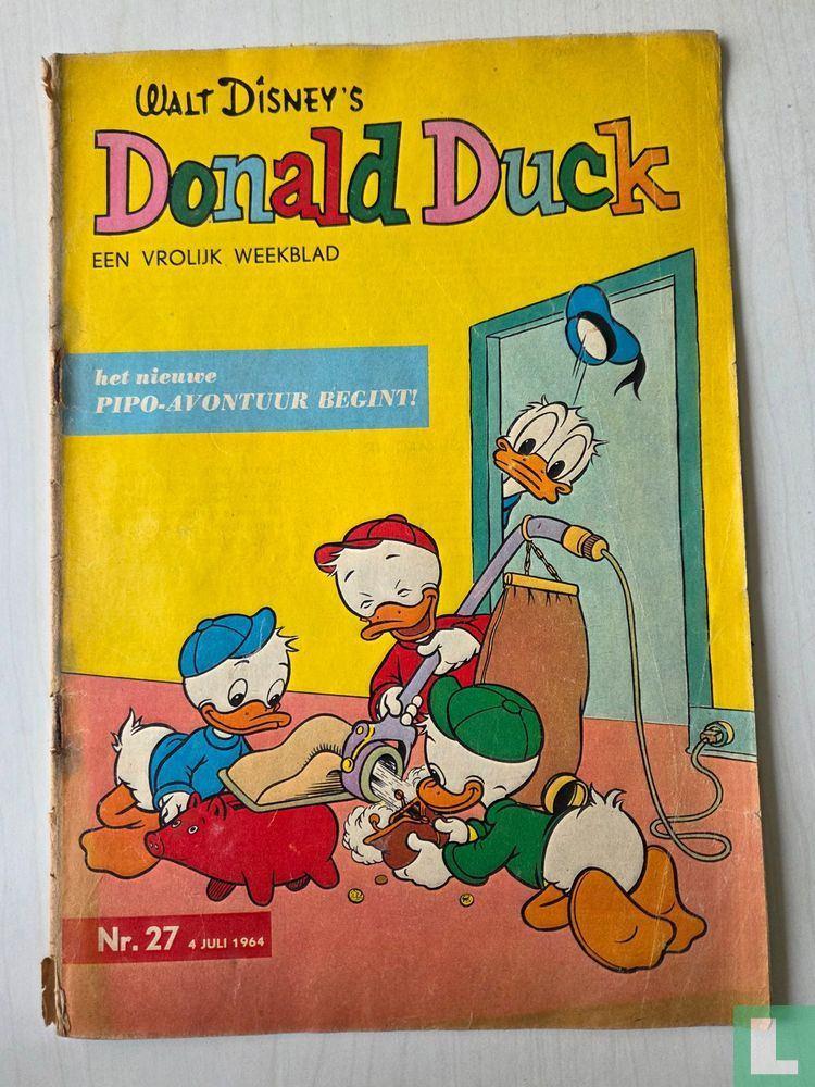 Donald Duck 27 - 1964, Boeken, Eén stripboek, Ophalen of Verzenden, Donald Duck / Disney, Gelezen