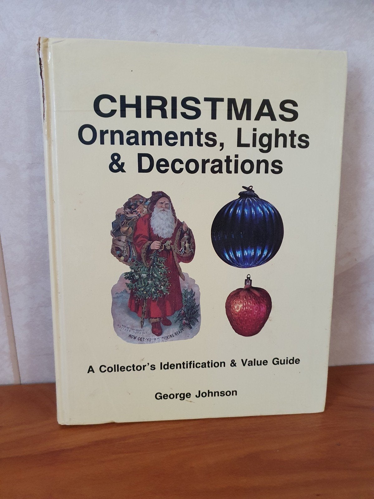 Boek kerst versiering kerstbal oude antieke Christmas, Verzenden, Gebruikt