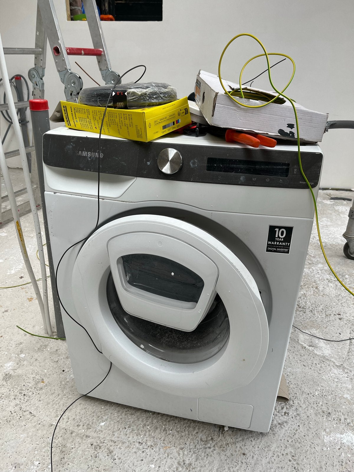 Samsung Wasmachine - defect geen foutmelding, Ophalen, 1200 tot 1600 toeren, 8 tot 10 kg, Zo goed als nieuw