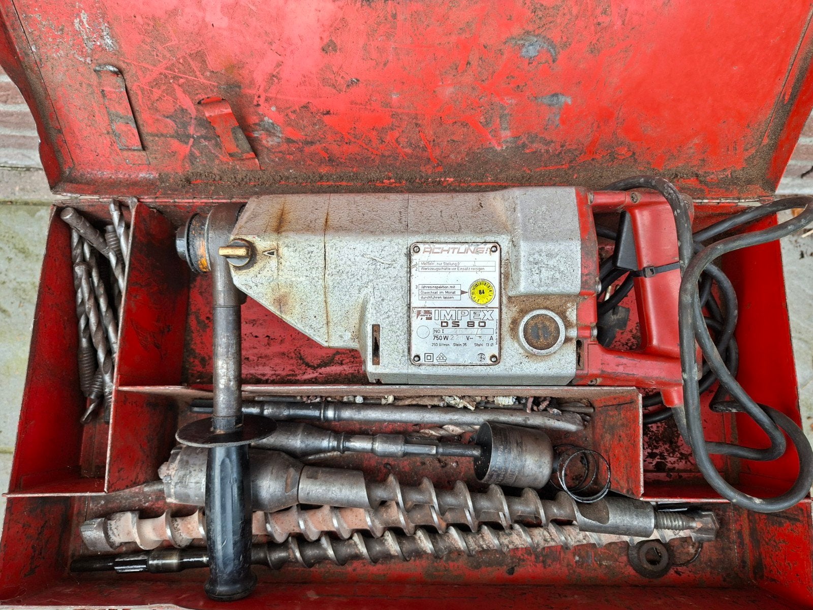 Ouderwetse Hilti boormachine ., Ophalen of Verzenden, Boormachine