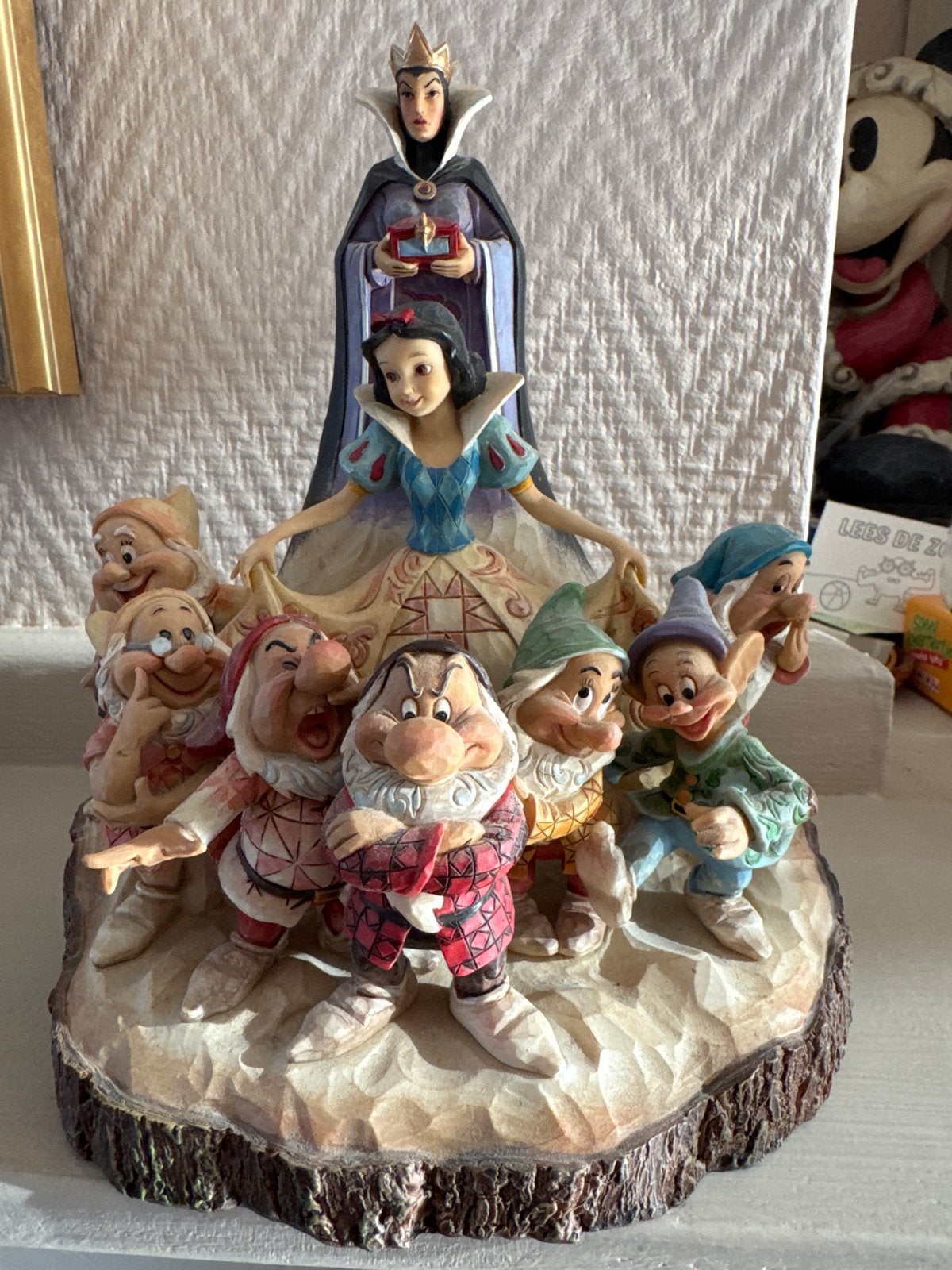 Disney Sneeuwwitje en de Zeven Dwergen beeld - Enesco, Verzamelen, Ophalen, Sneeuwwitje of Doornroosje, Nieuw, Beeldje of Figuurtje