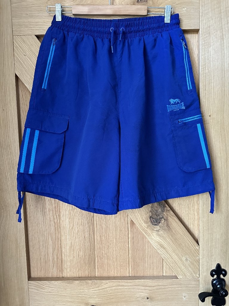Lonsdale korte broek, maat XL, Ophalen of Verzenden, Zo goed als nieuw, Maat 56/58 (XL), Blauw