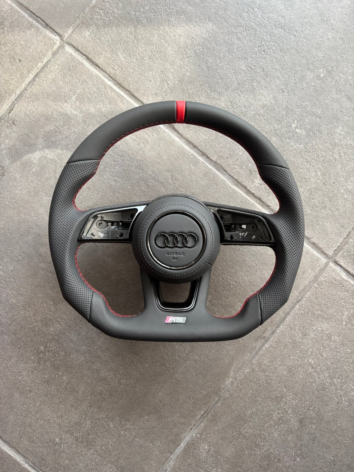 Nieuw afgevlakt Audi RS Stuur A3 S3 RS3 A4 S4 RS4 A5 S5 RS5, Auto-onderdelen, Ophalen of Verzenden, Nieuw, Audi