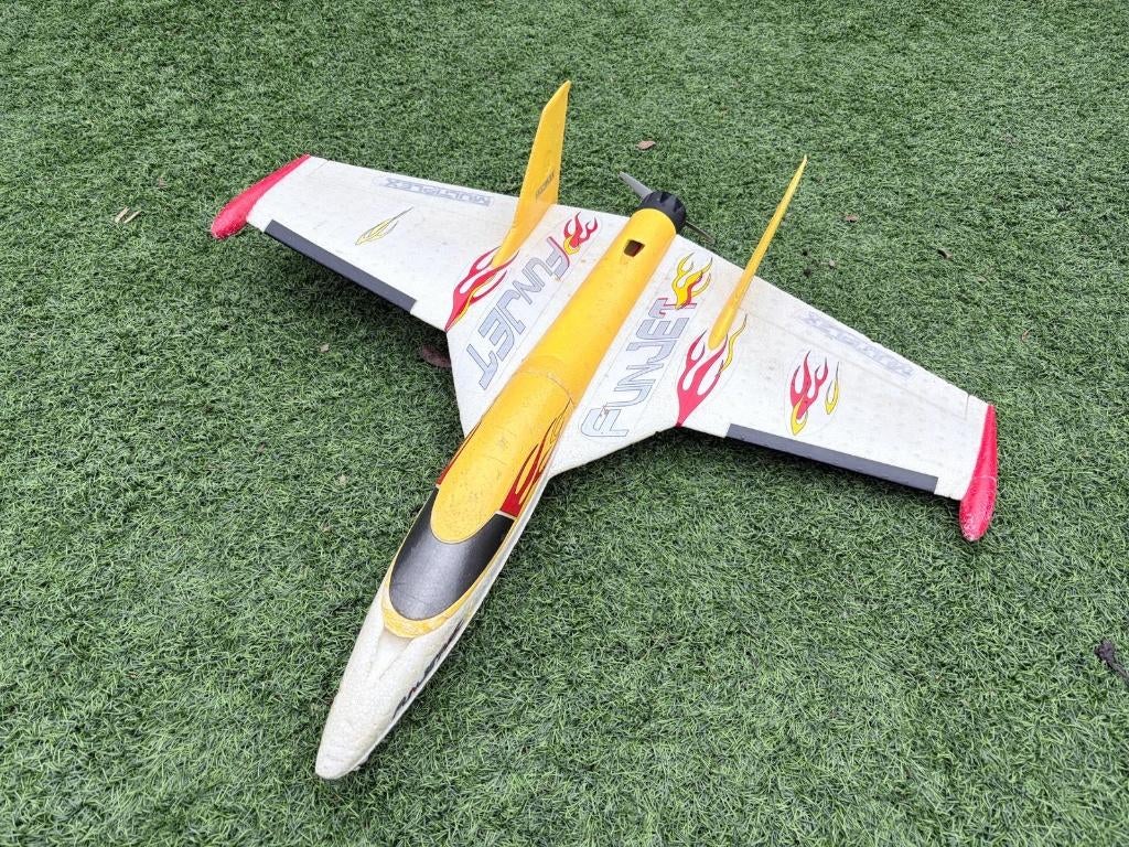 Multiplex Funjet, Hobby en Vrije tijd, Modelbouw | Radiografisch | Vliegtuigen, Ophalen, Gebruikt, Elektro