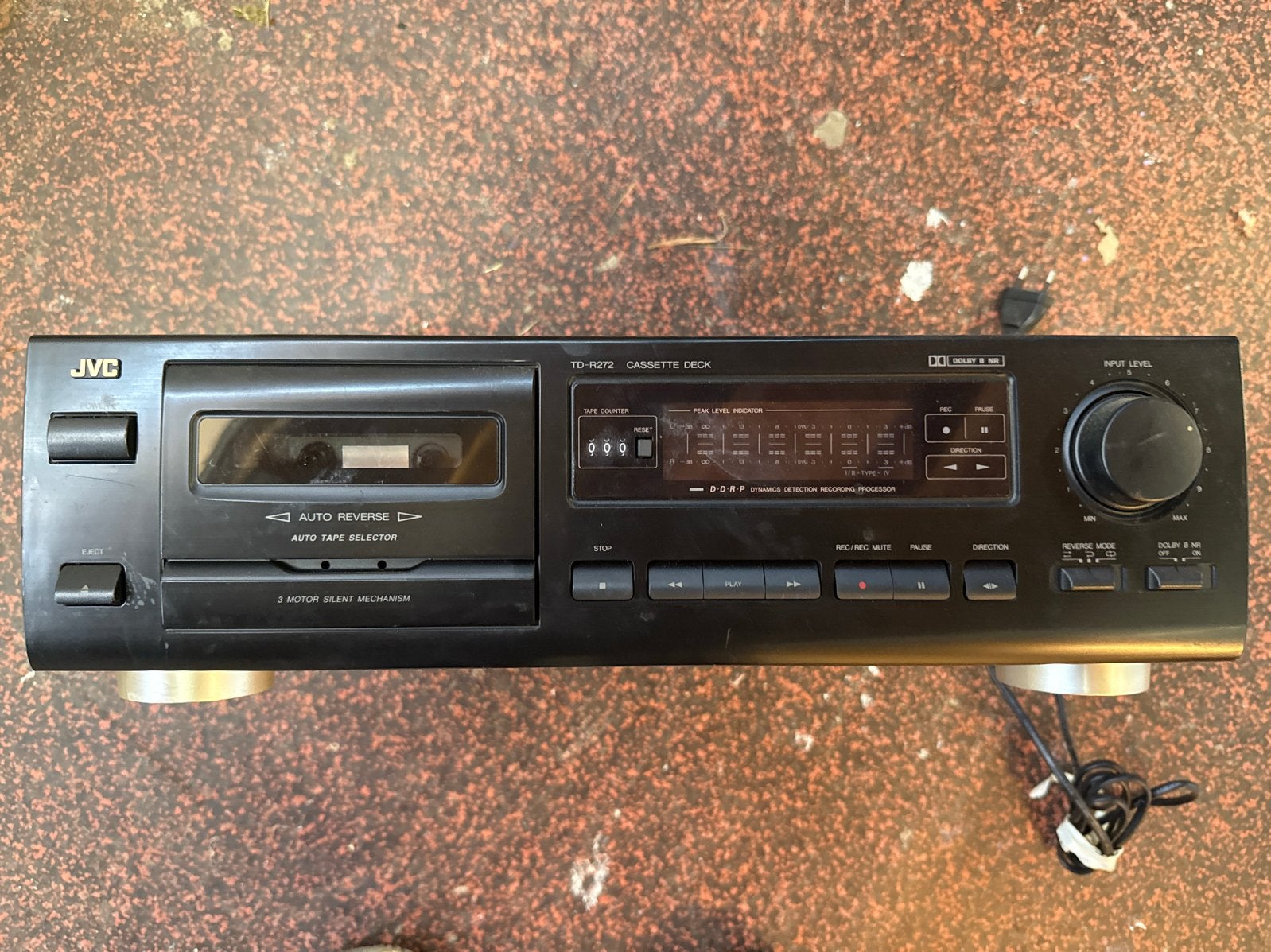 JVC TD-R272BK Cassettedeck met Auto-Reverse, Audio, Tv en Foto, Cassettedecks, Ophalen of Verzenden, Enkel, JVC, Auto-reverse