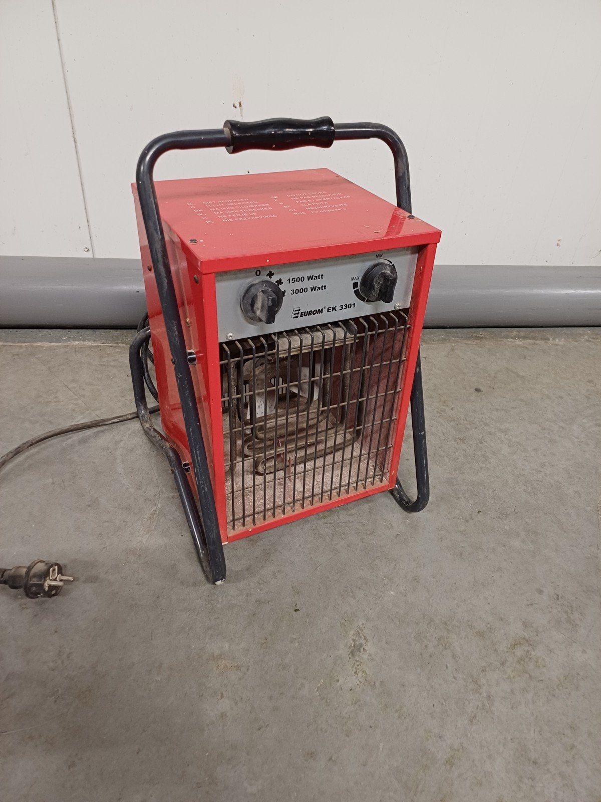 kachel verwarming  eurom, Ophalen of Verzenden, Minder dan 60 cm, Kachel, 30 tot 80 cm