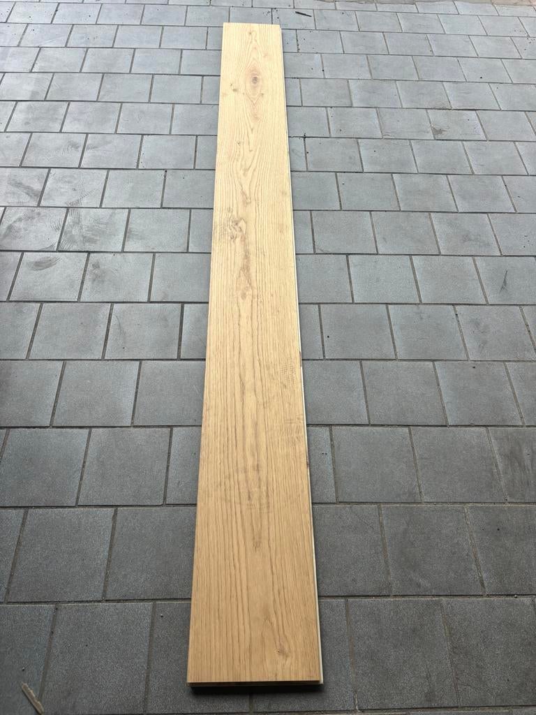 Blank parket vloer 23 m2, Gebruikt, 10 m² of meer, Hout, Ophalen