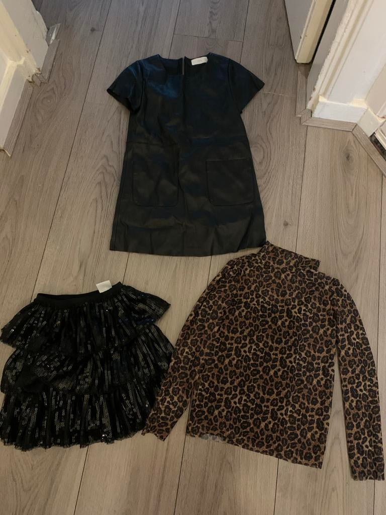 Kledingpakket Meisje Maat 110/116 - Jurk, Rok en Trui, Ophalen of Verzenden, Gebruikt, Meisje, Setje
