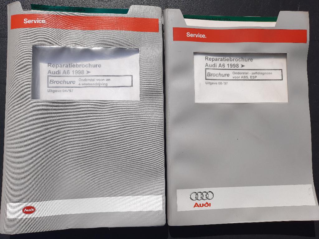Audi A6 C5 dealer werkplaatsboeken  Onderstel + Quattro, Ophalen of Verzenden, Gelezen, Audi