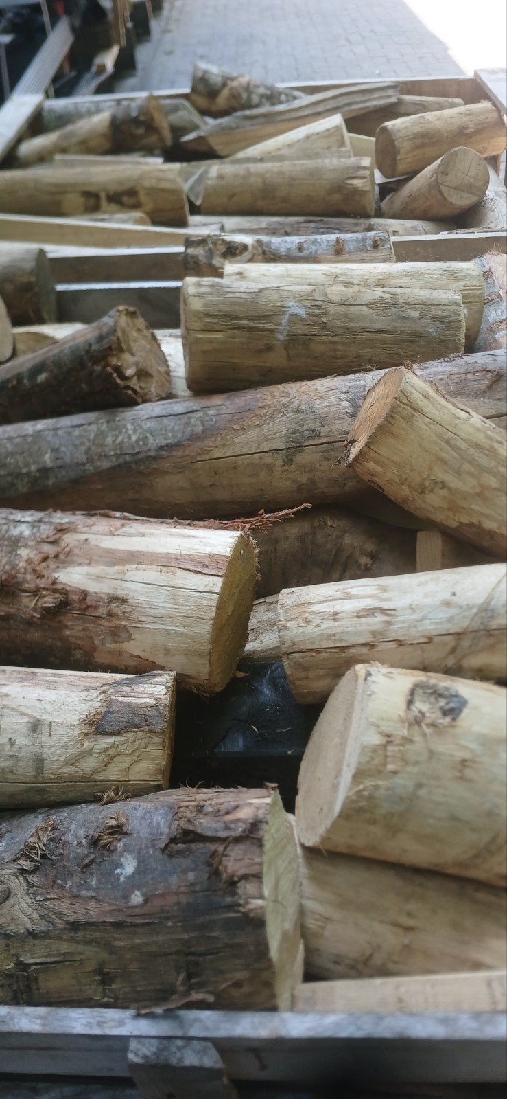 20 kuub haardhout mix, Tuin en Terras, 6 m³ of meer, Ophalen, Overige houtsoorten, Blokken