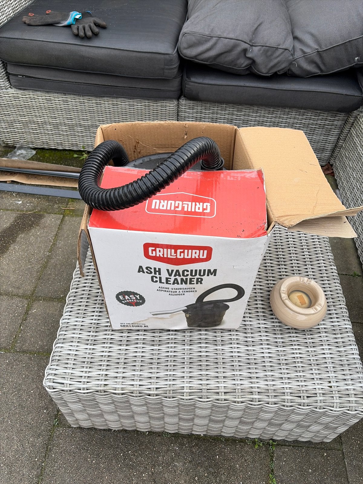 Grill Guru Aszuiger - Slechts één keer gebruikt!, Ophalen, Overige merken, Zo goed als nieuw, Industriële stofzuiger