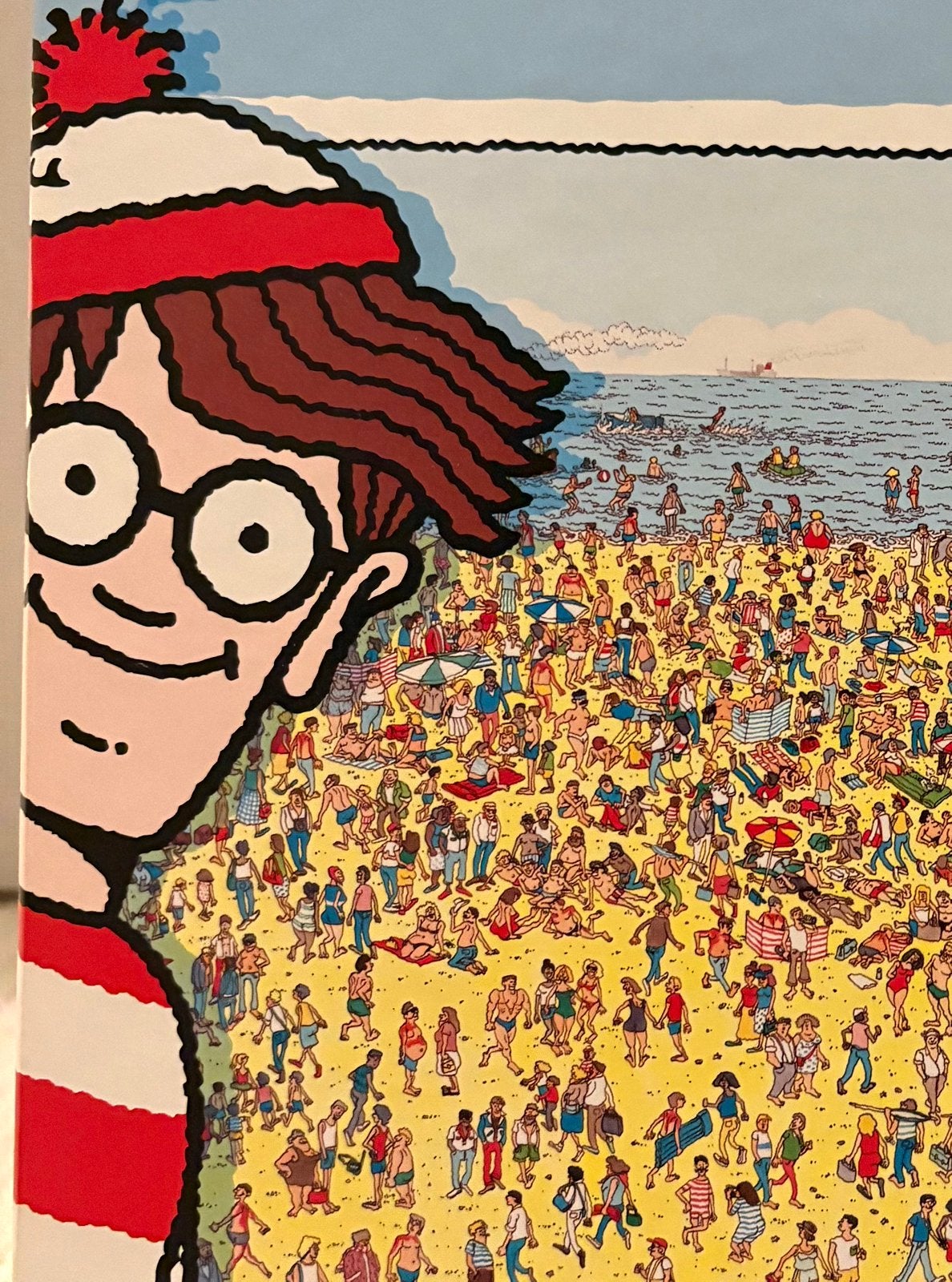 Jumbo Where's Wally? Legpuzzel 500 stukjes - Op het strand, Ophalen, 500 t/m 1500 stukjes, Zo goed als nieuw, Legpuzzel
