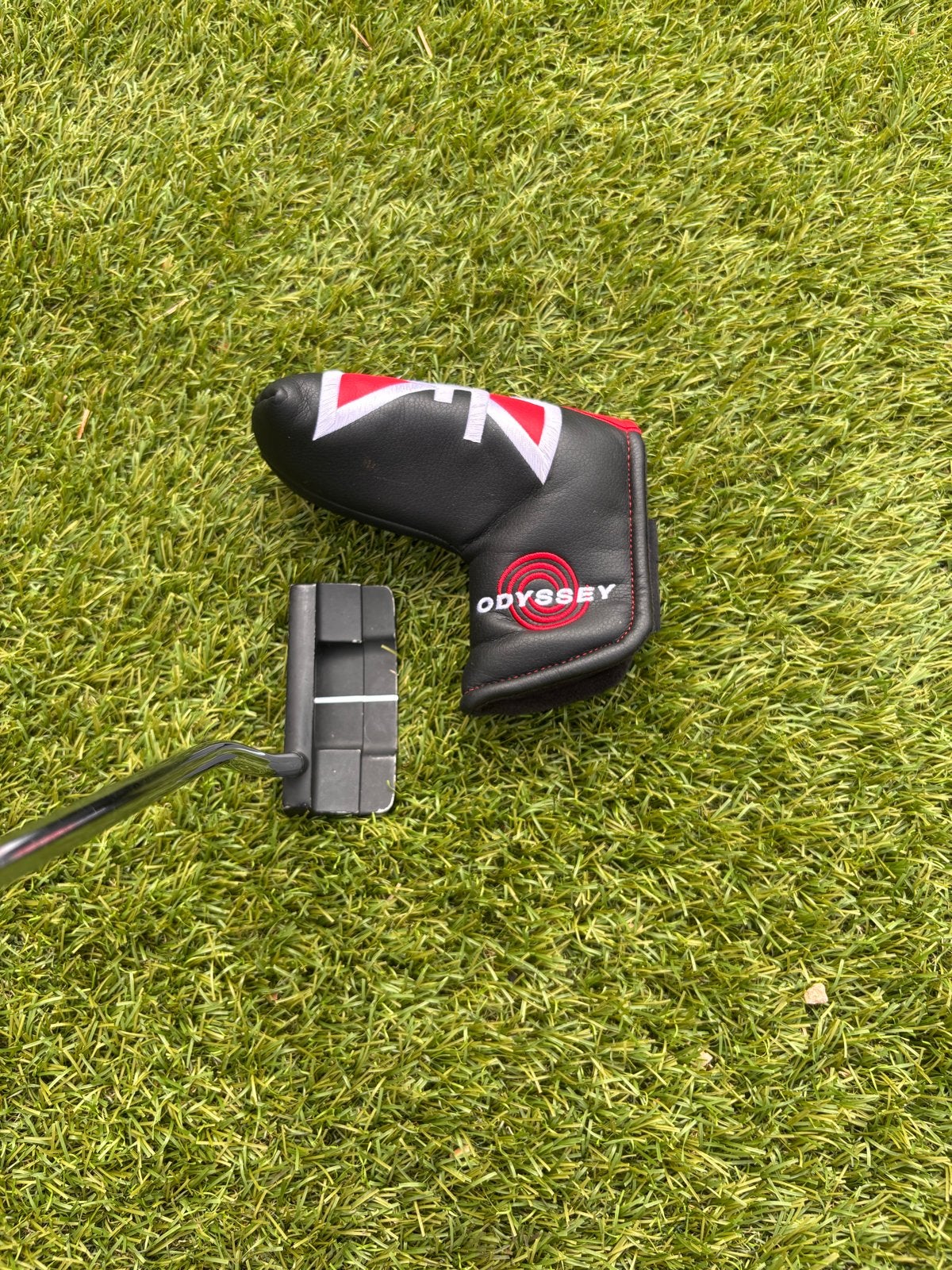 Odyssey (Double Wide) Putter, Sport en Fitness, Golf, Ophalen, Gebruikt, Club, Overige merken
