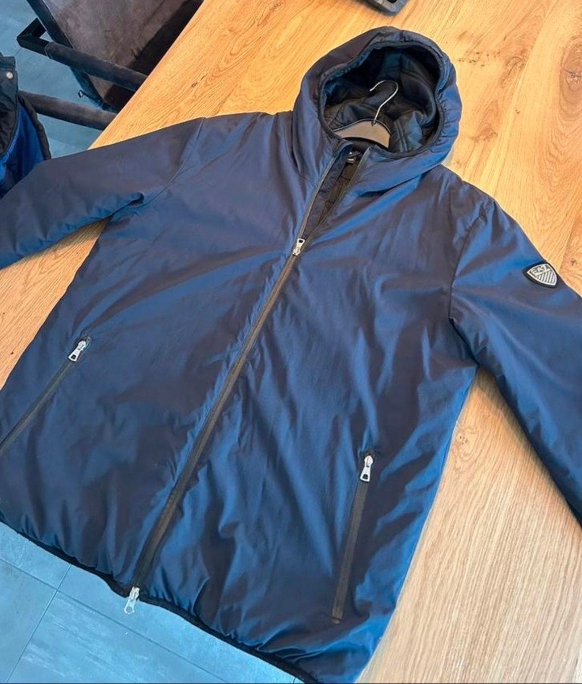 EA7 Emporio Armani Herenjas - Maat XXL, Kleding | Heren, Ophalen of Verzenden, Gedragen, Maat 56/58 (XL), Blauw