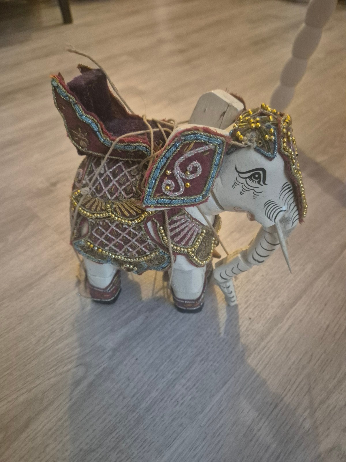Decoratieve Olifant Marionet, Ophalen of Verzenden, Gebruikt