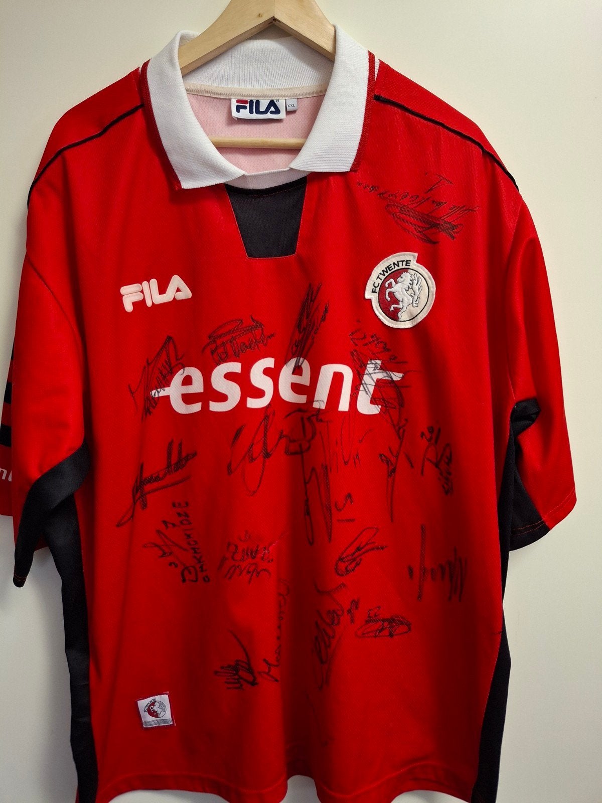 Fc Twente Fanshop Thuisshirt 2000-2001 gesigneerd selectie, Ophalen of Verzenden, Zo goed als nieuw, Shirt