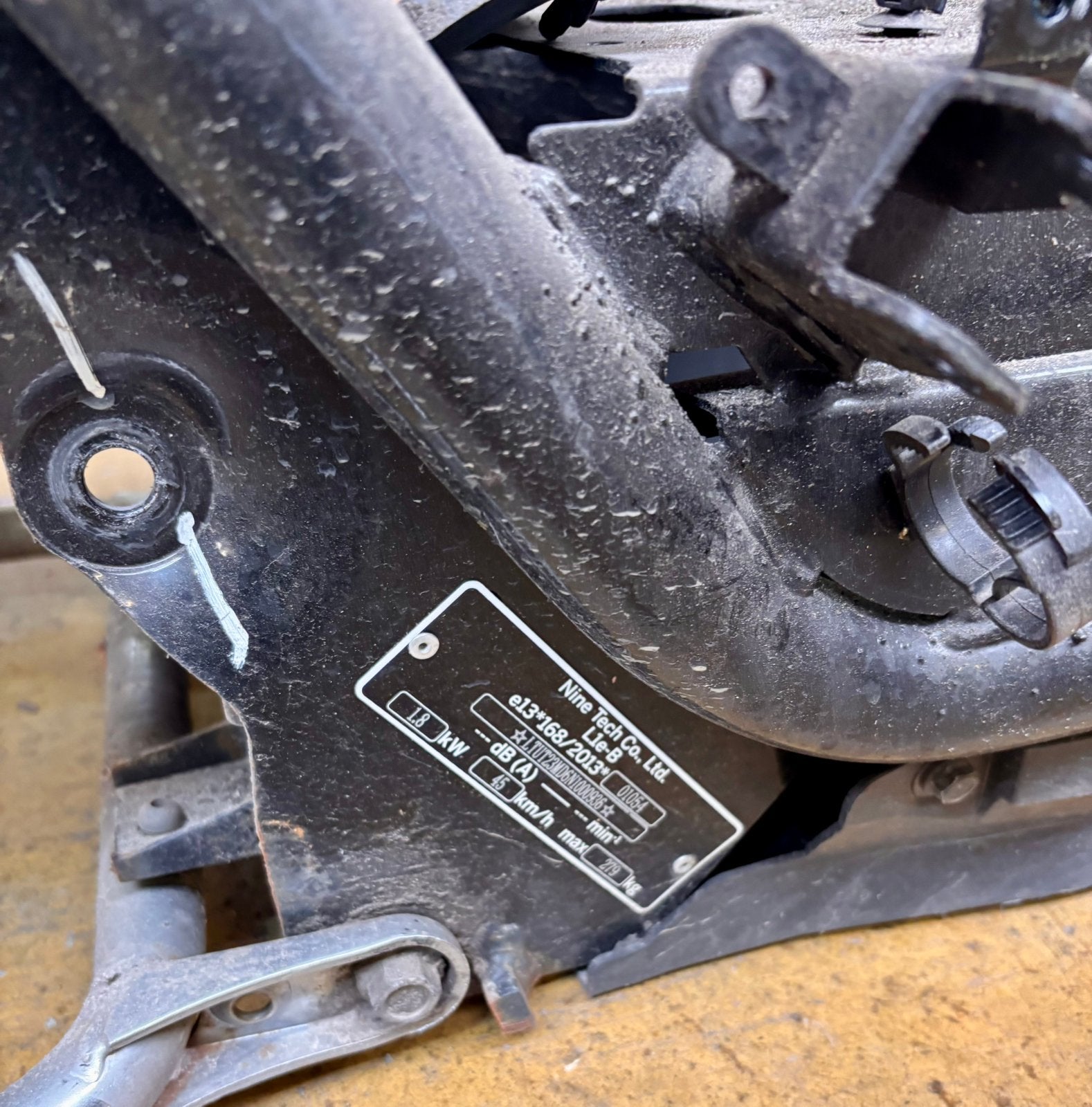 Segway e125 Frame met Kenteken – Brom – Bouwjaar 2022, Frame, Frame, Gebruikt, Segway