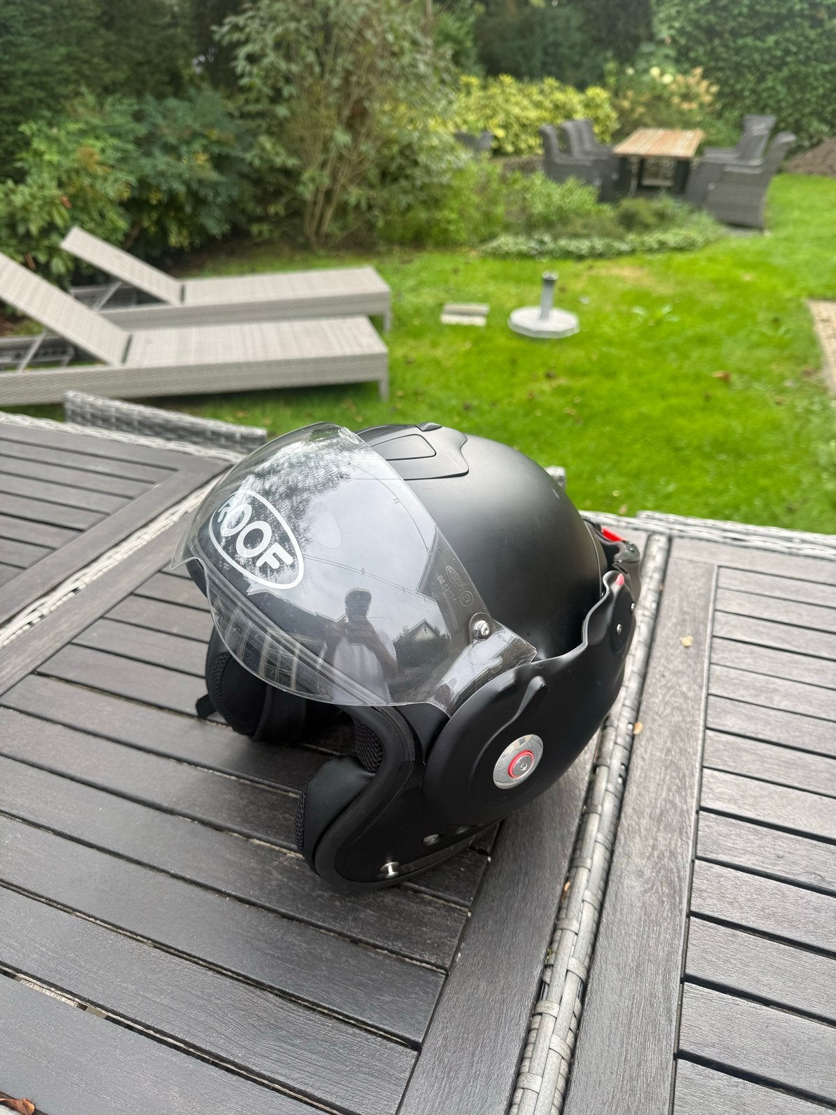 Roof Desmo helm, Motoren, Ophalen of Verzenden, Tweedehands, Systeemhelm, Overige merken