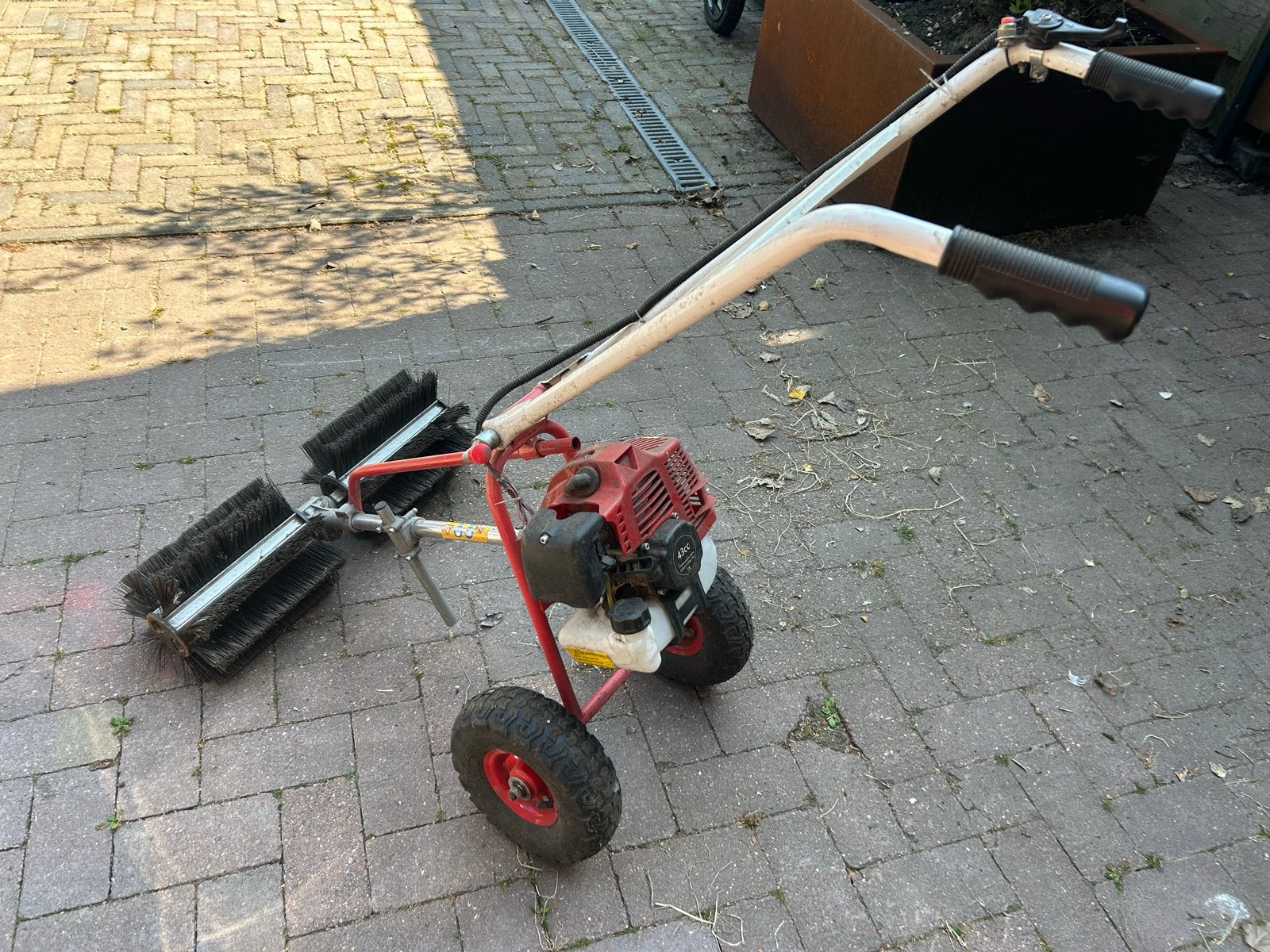 Veegmachine, Ophalen, Gebruikt