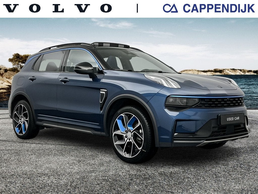 Lynk & Co 01 262PK Plug-in Hybride| Panodak| Adap.Cruise| 36, 12 maanden, Stof, Blauw, Plug-in hybride