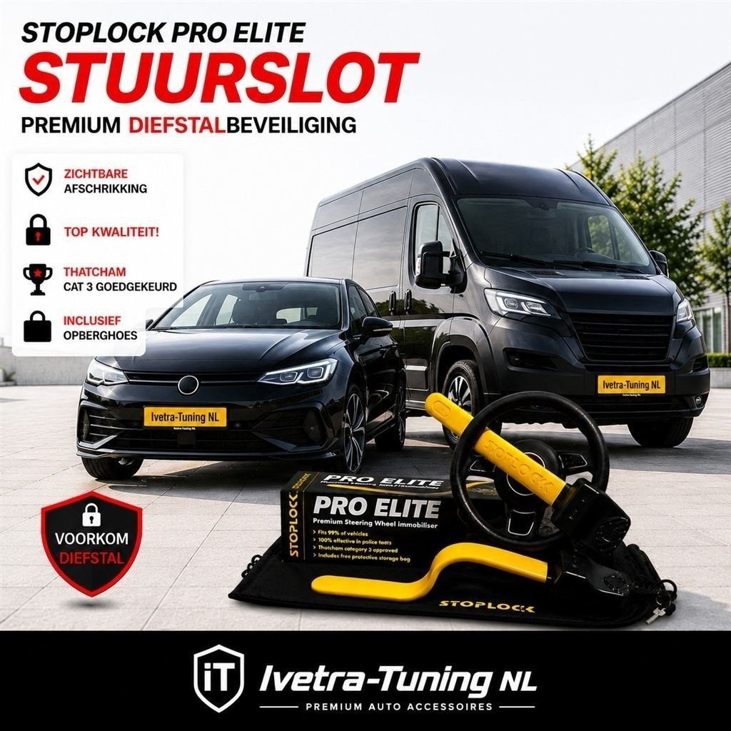 Stuurslot Auto | Stuurslot Bestelwagen | Beveiliging, Ophalen of Verzenden, Info@ivetra-tuning.nl | www.ivetra-tuning.nl, Ivetra-Tuning NL