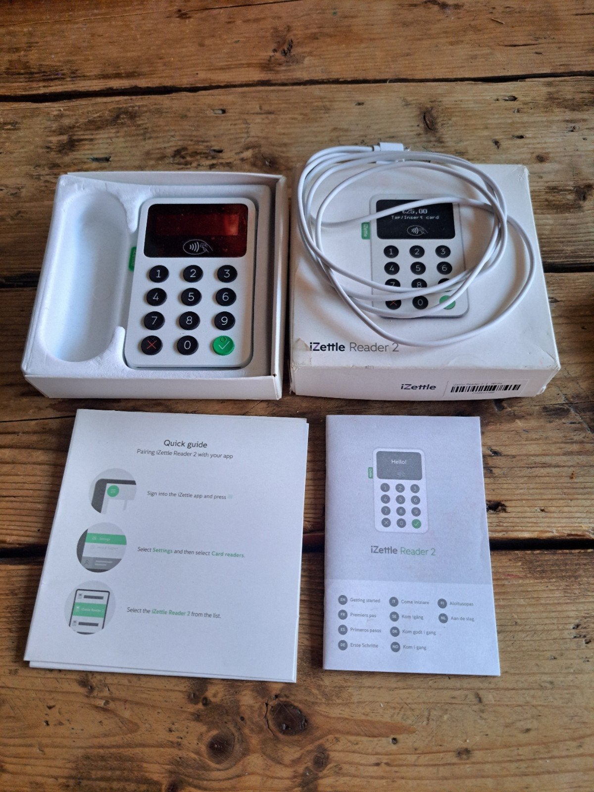 inzettle reader 2, Ophalen