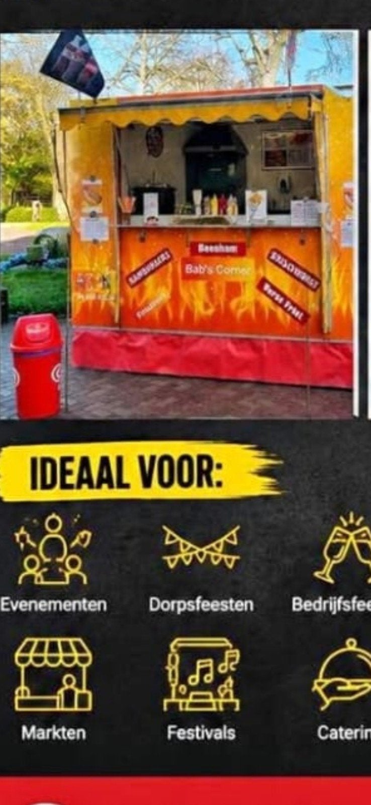 Mooie instap klare verkoopwagen, Ophalen
