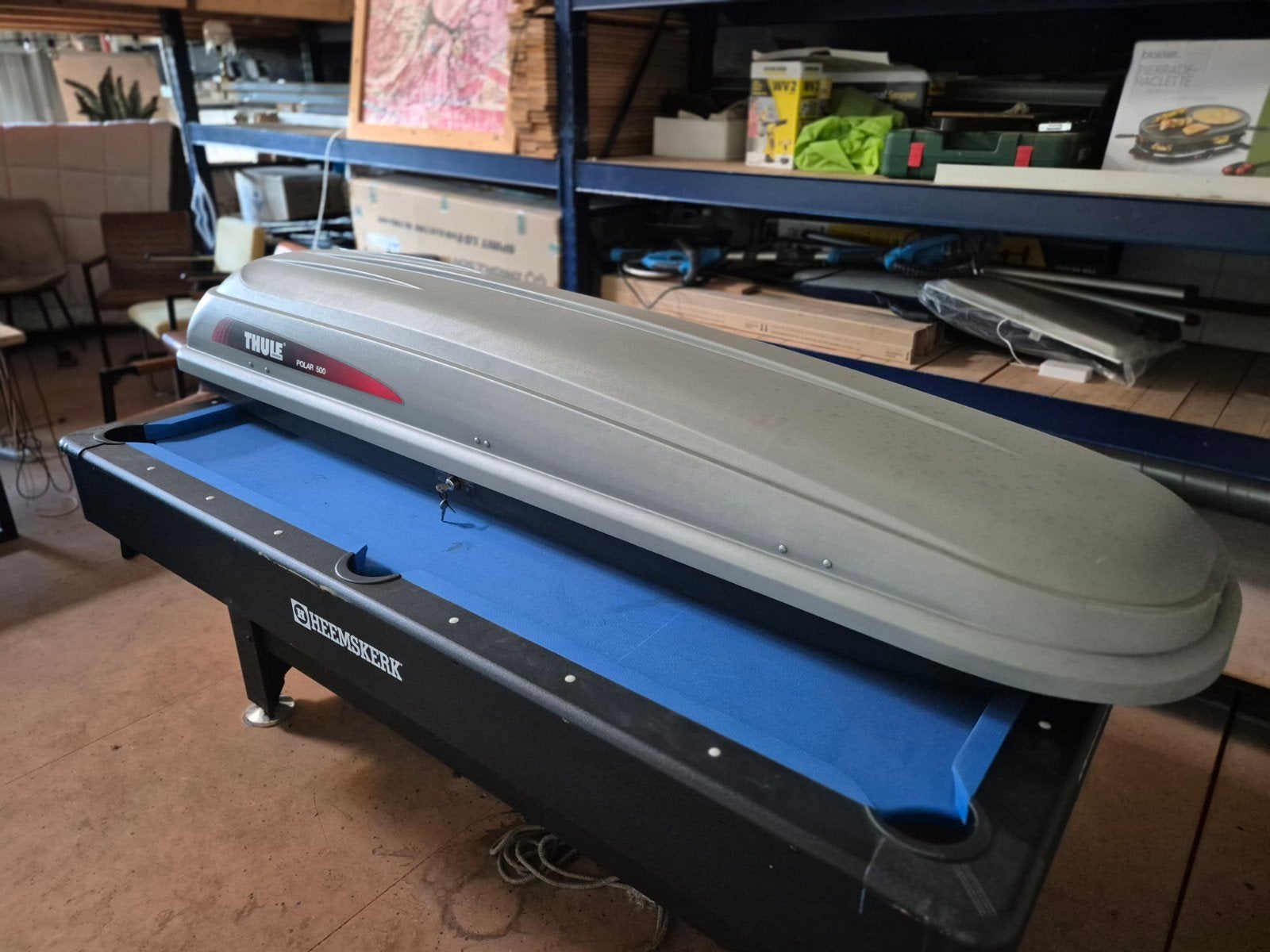 dakkoffer thule polar 500, Ophalen