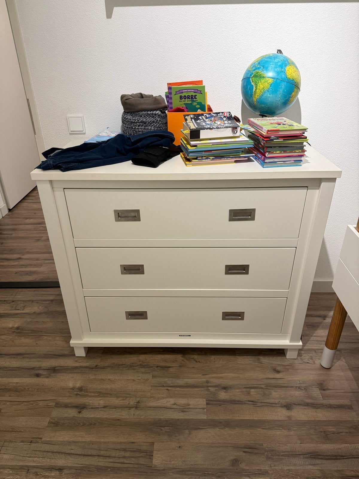 Kidsmill(type Loft) Ladekast / Commode - Wit met 3 Lades, Ophalen, Gebruikt, 50 tot 70 cm, 75 tot 100 cm