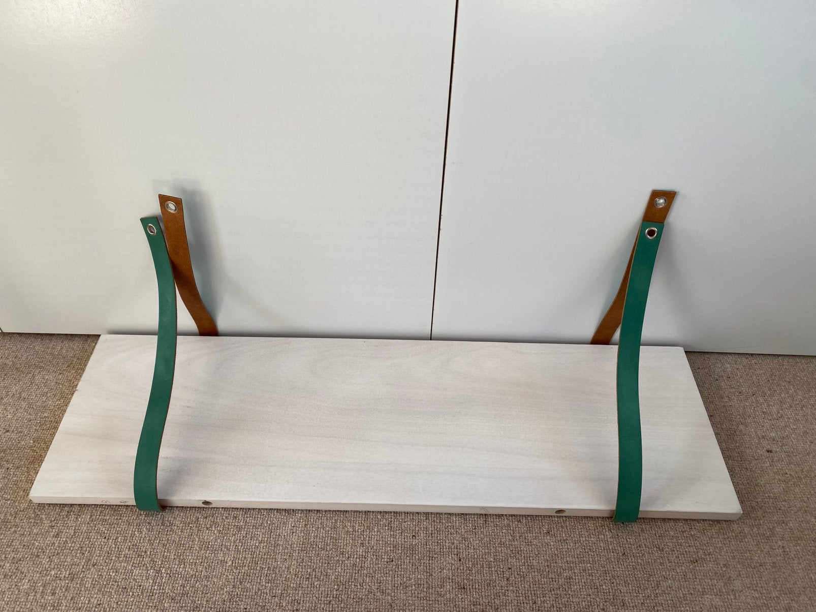 Plankdrager Handles and more - kleur zeegroen - met plank, Huis en Inrichting, Ophalen, Nieuw