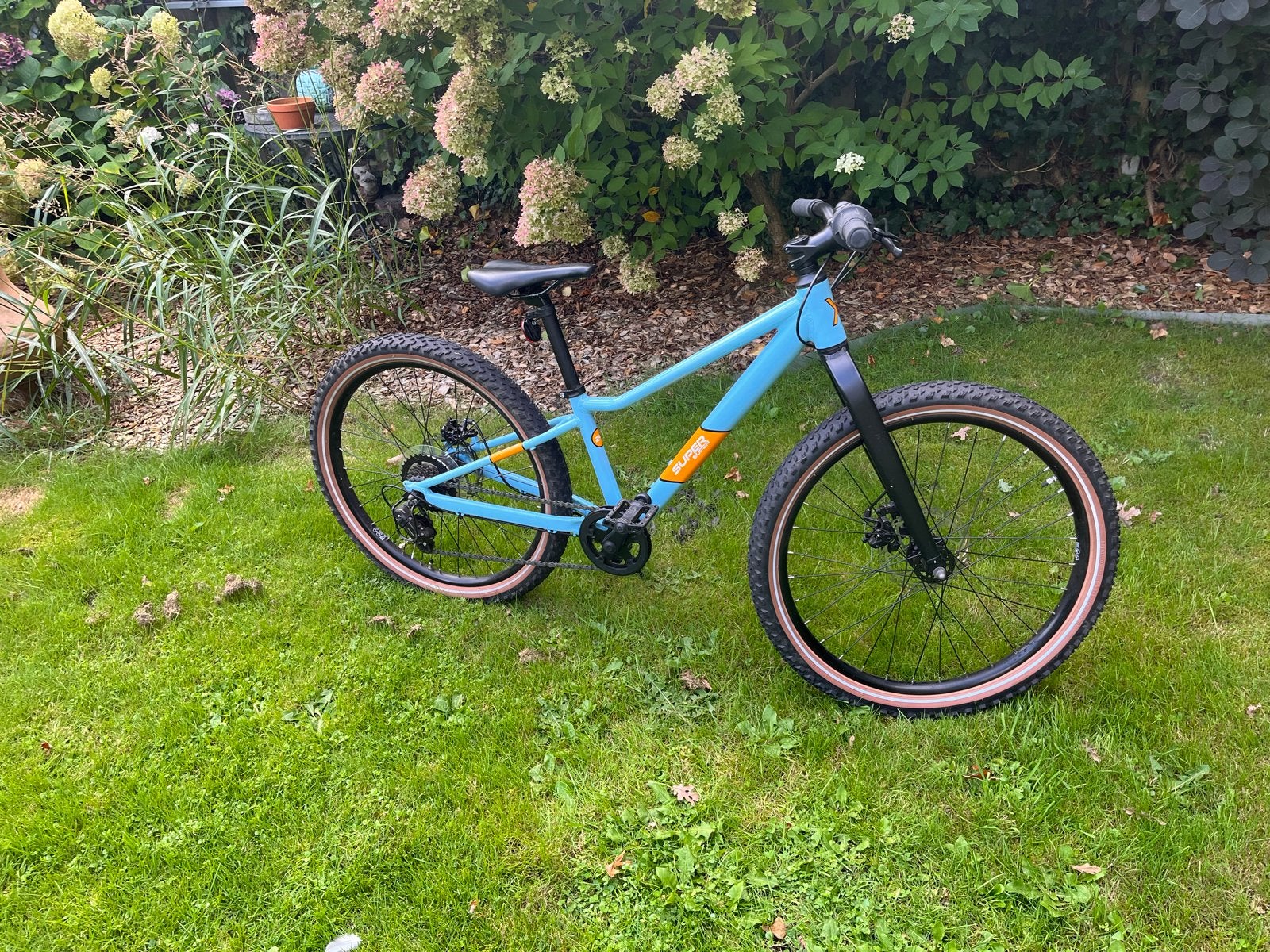 mooie mountainbike voor kinderen, Ophalen, Zo goed als nieuw, Schijfrem, 20 inch of meer