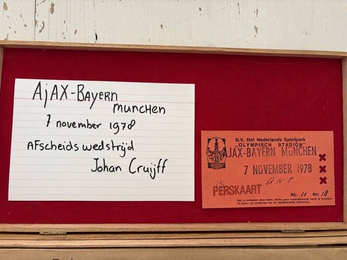 Ajax vs Bayern München afscheidswedstrijd Johan Cruijff,1978, Tickets en Kaartjes, Overige typen, Eén persoon, November