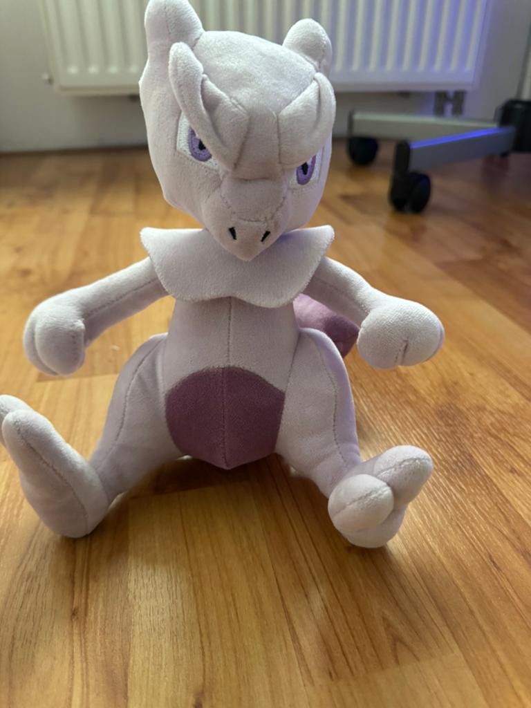 Pokémon Mewtwo Knuffel - Zeldzaam en Officieel, Kinderen en Baby's, Speelgoed | Knuffels en Pluche, Overige typen, Middelgroot (20 tot 80 cm)