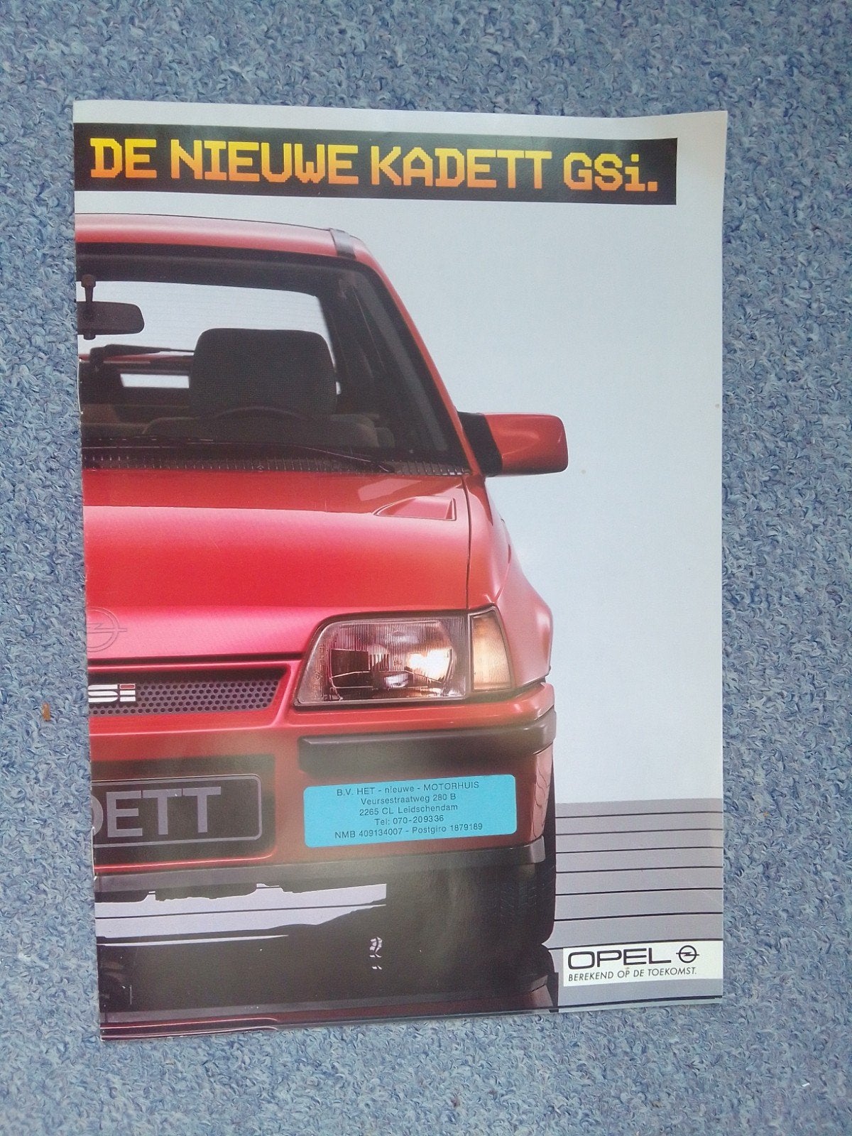 Opel Kadett GSi, Verzenden, Opel