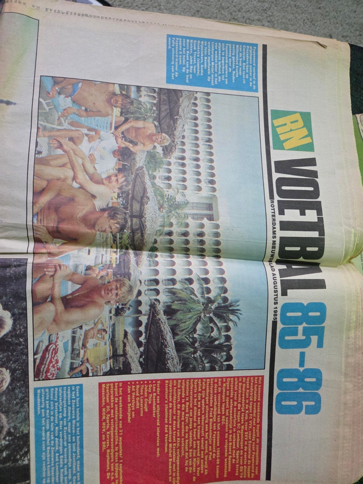 voetbalkrant, Ophalen of Verzenden, Patroon
