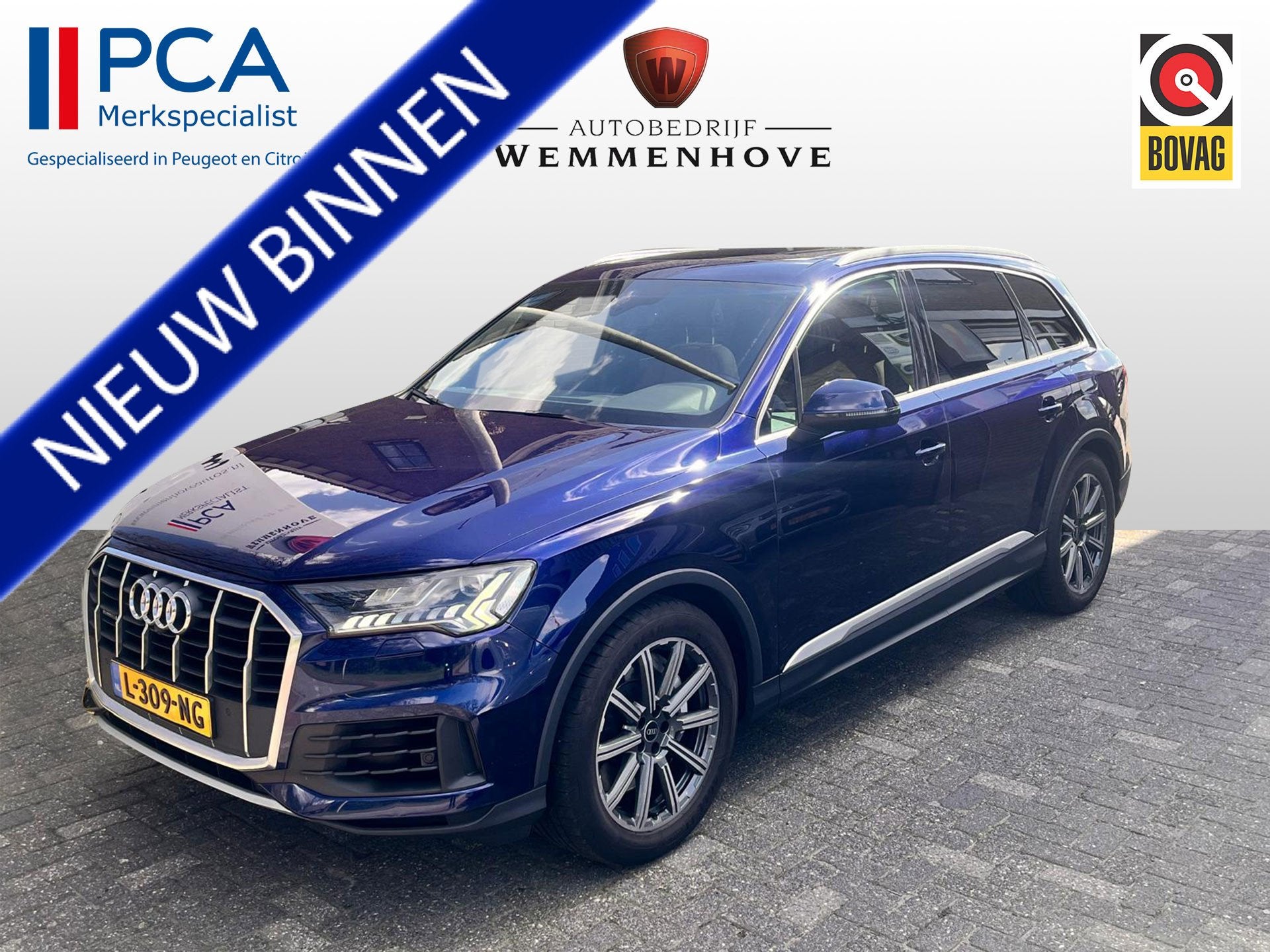 Audi Q7 55 TFSI e quattro Pro Line Automaat Panoramadak/Leer, Auto's, Automaat, Gebruikt, Euro 6, 2995 cc