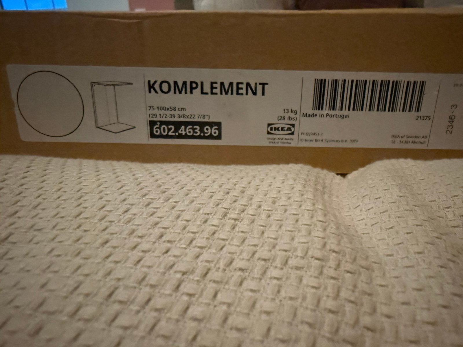 Pax komplement verdeler nieuw in doos, Ophalen, Nieuw, 50 tot 100 cm, Minder dan 100 cm