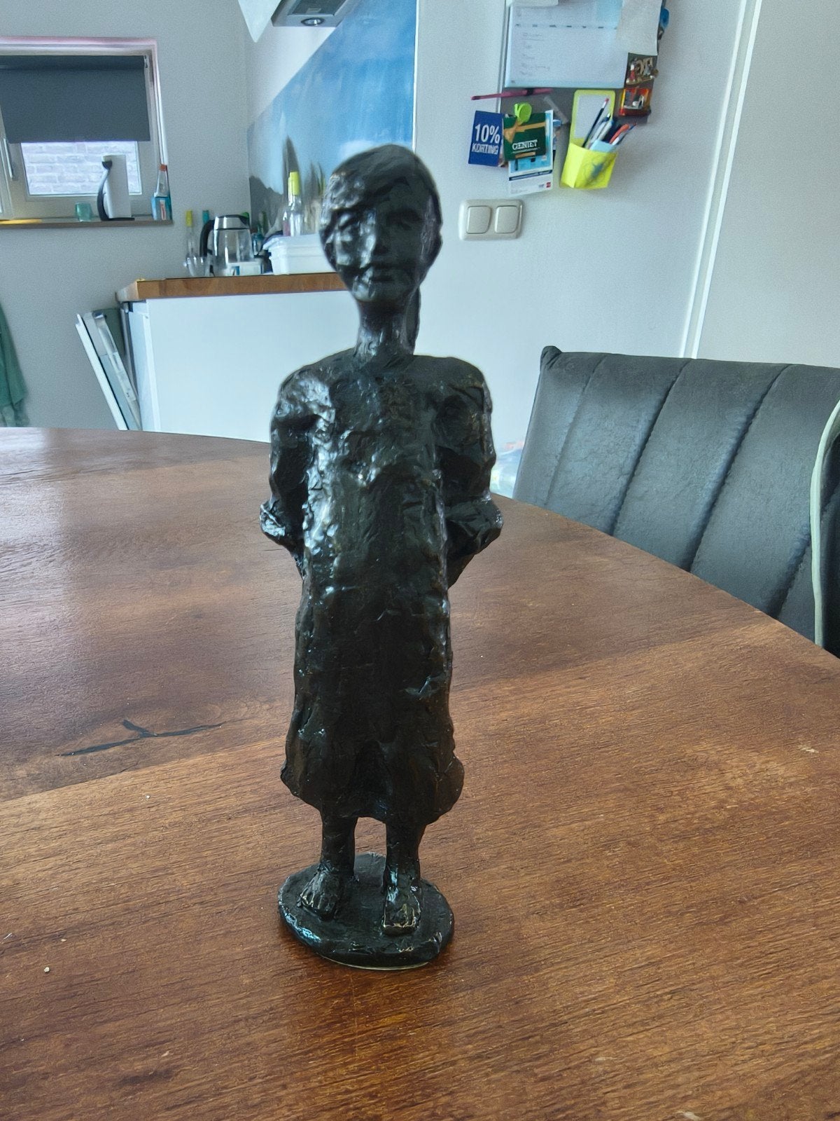 Sophietje beeld, Minder dan 20 cm, Ophalen of Verzenden, Brons, Beeld