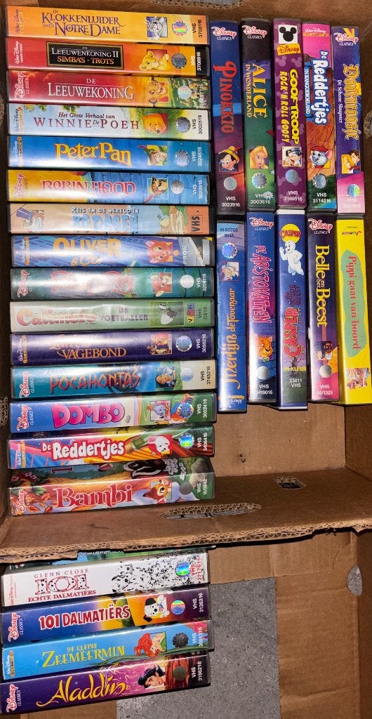 Walt Disney Videobanden, Ophalen, Gebruikt, Alle leeftijden, Overige formaten