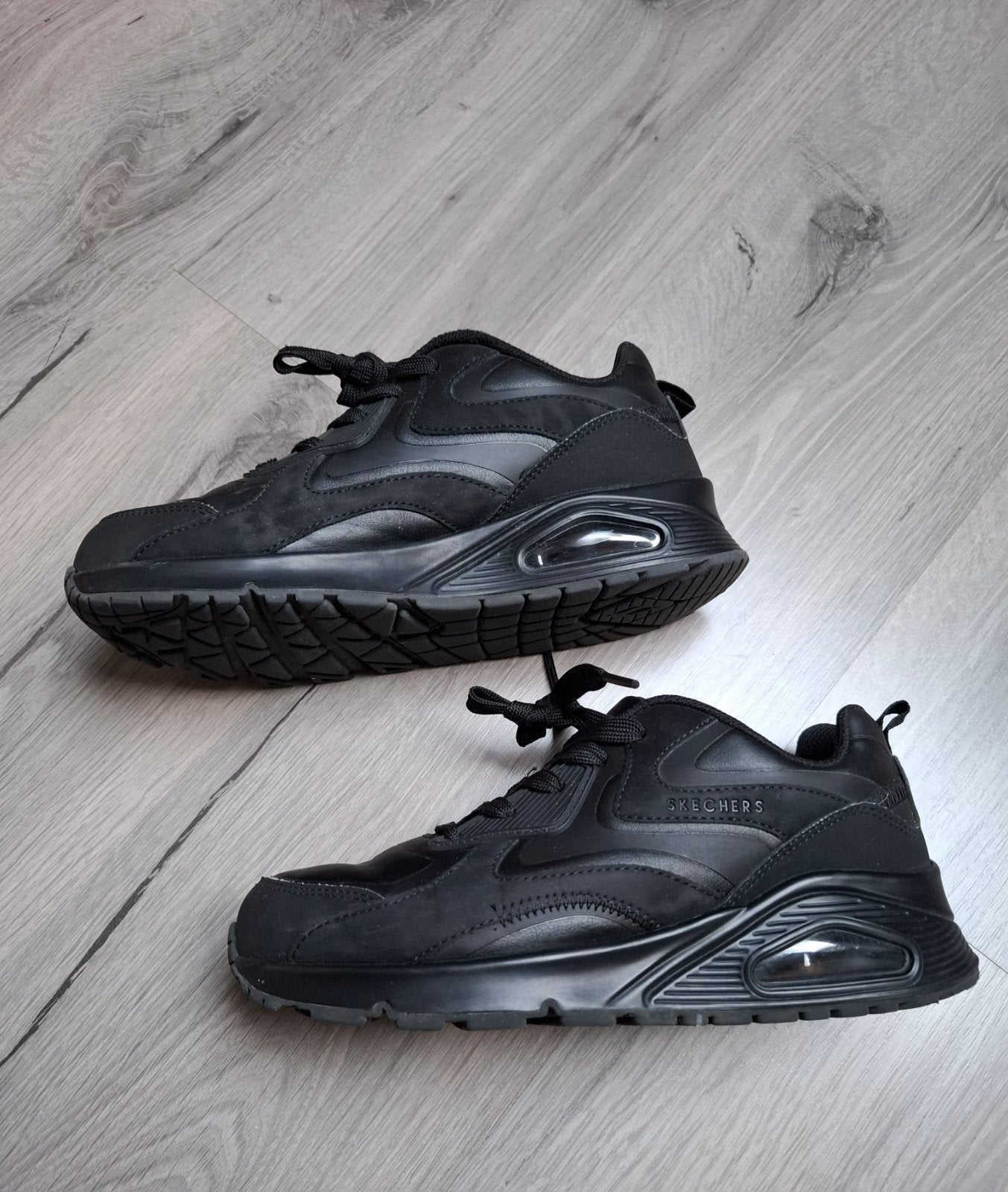 Nieuwe Skechers Street sneakers zwart maat 38 met doos, Ophalen of Verzenden, Nieuw, Zwart, Sneakers of Gympen