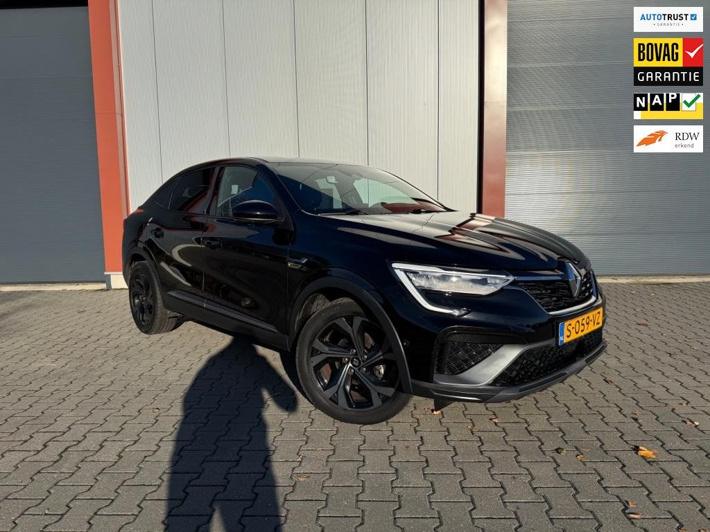 Renault Arkana 1.3 mild hybrid 160 R.S. line, Auto's, Arkana, Gebruikt, 4 cilinders, Zwart