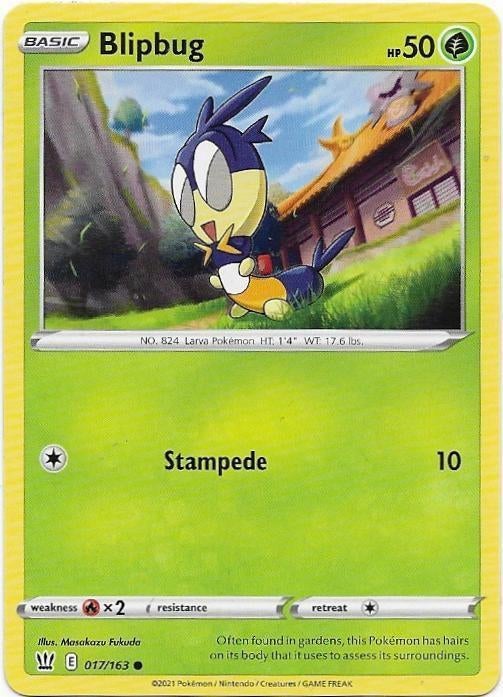 Battle Styles,  Blipbug [common] 17/163, Verzenden, Nieuw, Losse kaart