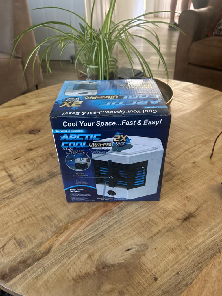 Draagbare Mini Aircooler, Tafel- of Grondventilator, Minder dan 60 m³, Nieuw, Ophalen of Verzenden